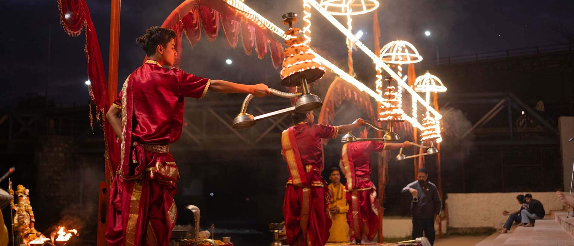 Meditation by the Ganges